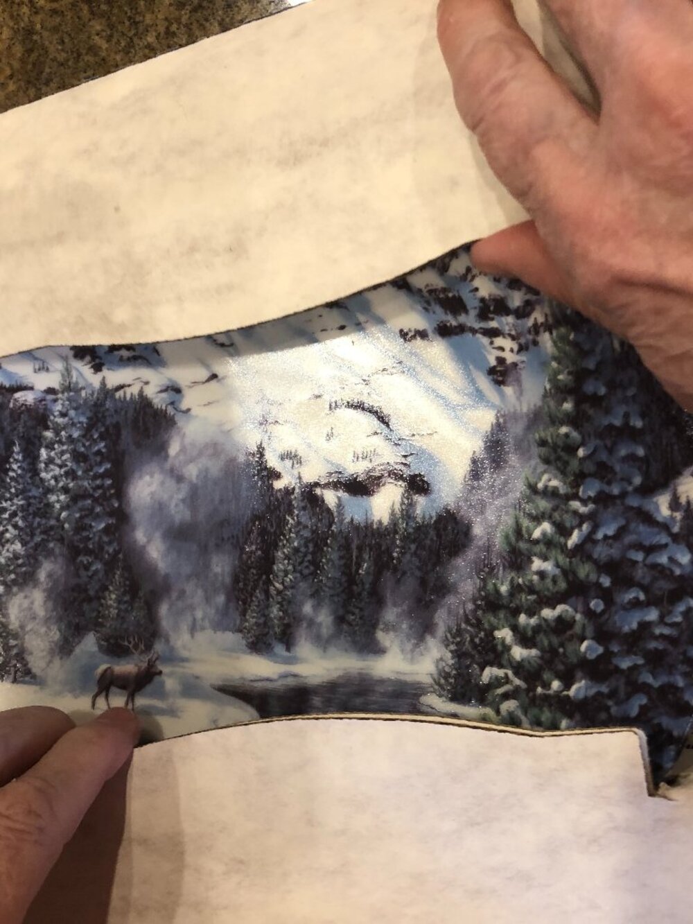 W.S. George “Winter Peace in Yellowstone Park” Plate – Jean Sias – COA – 1991